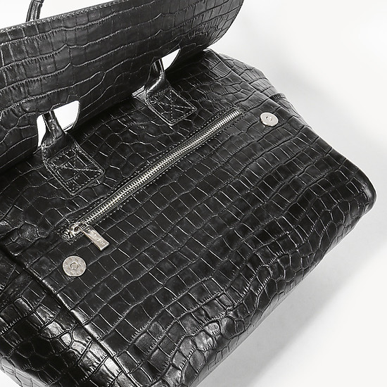 Классические сумки Сара бурглар 551 croc black