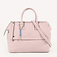Светло-розовая вместительная сумка-тоут из мягкой кожи  Sara Burglar