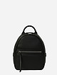 Небольшой черный рюкзак из мягкой кожи  Lancaster