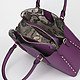 Классические сумки Alessandro Beato 579-S48 saffiano violet