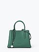 Зеленая сумка-тоут из сафьяновой кожи с тремя отделами  Alessandro Beato