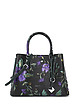 Классические сумки Алессандро Беато 580-6181-Y4 black violet flowers