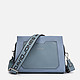 Прямоугольная сумочка-кросс-боди в небесно-голубом оттенке из экокожи  David Jones