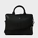 Черная деловая сумка Turin из мягкой кожи  Braun Buffel