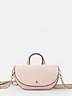Маленькая лаковая сумочка-кроссбоди в розовом цвете  Alessandro Beato