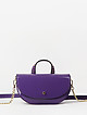 Маленькая лаковая сумочка-кроссбоди в фиолетовом цвете  Alessandro Beato