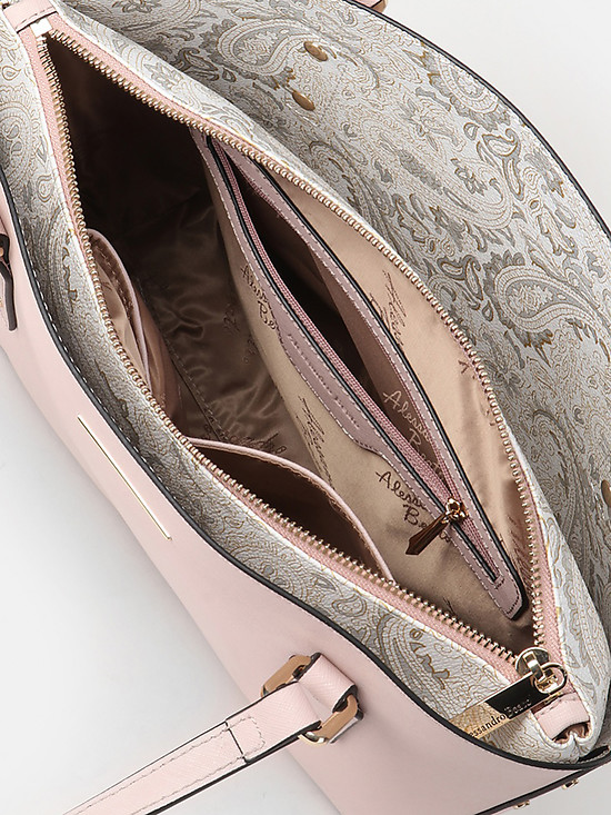 Классические сумки Alessandro Beato 608-S102 nude pink