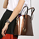 Классические сумки Аркадия 6107 bronze