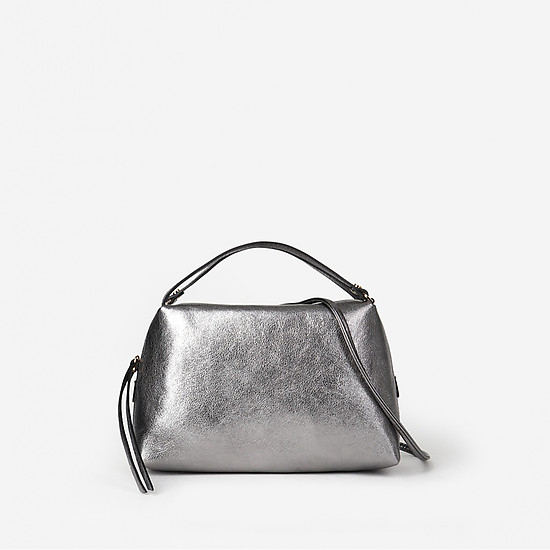 Маленькая сумочка кросс-боди из металлизированной кожи  Gianni Chiarini