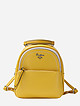 Компактный рюкзак из желтой экокожи  David Jones