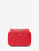 Прямоугольная красная сумочка кросс-боди из стеганой экокожи  David Jones