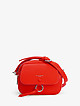 Красная сумочка кросс-боди из экокожи с двумя отделами  David Jones