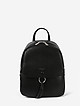 Базовый рюкзак из плотной экокожи черного цвета  David Jones