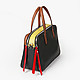 Классические сумки Gianni Chiarini 6626-18 black multicolor