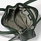 Классические сумки Arcadia 6645 green