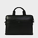 Черная деловая сумка Livorno из кожи наппа  Braun Buffel
