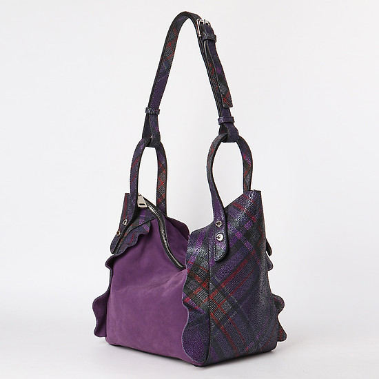 Классические сумки Роберта Гандолфи 7001 violet multicolor