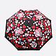 Зонт Moschino 7007 a black red