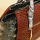 Классические сумки Ричеза 7265-2 brown green python