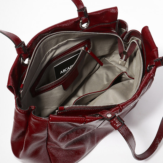 Классические сумки Arcadia 7277 gloss red