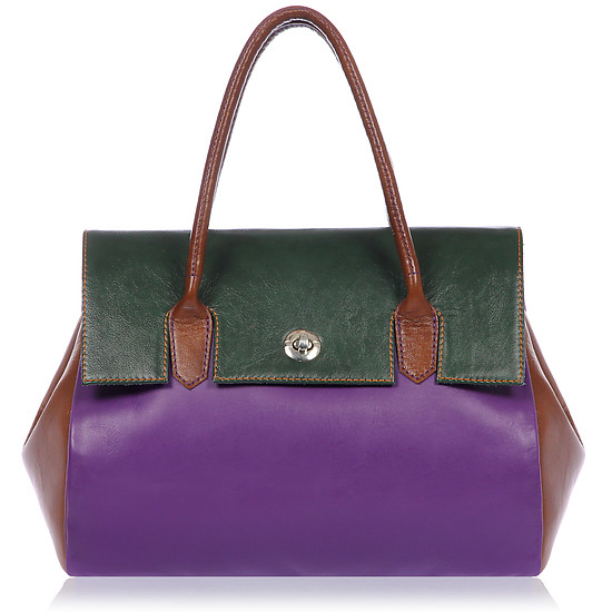 Классическая сумка Balagura 7455 violet green