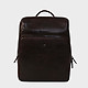 Темно-коричневый кожаный рюкзат тс отделением для ноутбука  Braun Buffel