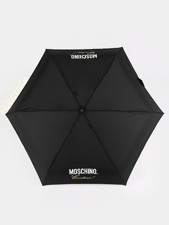 Мини-зонт черного цвета  Moschino