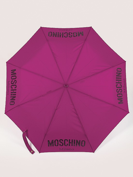 Зонт автомат фиолетового цвета  Moschino