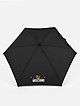 Черный мини-зонт с пеналом  Moschino
