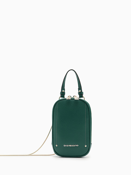Зеленая сумочка-кошелек  Di Gregorio