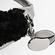 Классические сумки Innue 811 silver black fur