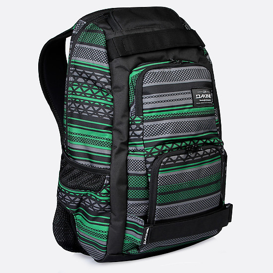 Вместительный рюкзак с серо-зелеными узорами  Dakine