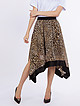 Асимметричная юбка с леопардовым принтом  Vanessa Scott
