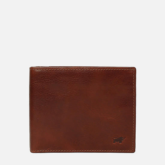 Классический коричневый кожаный кошелек с технологией RFID  Braun Buffel