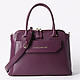 Фиолетовая сумка-тоут среднего размера  Lucia Lombardi