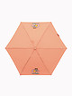 Розовый мини-зонтик с принтом логотипа бренда  Love Moschino