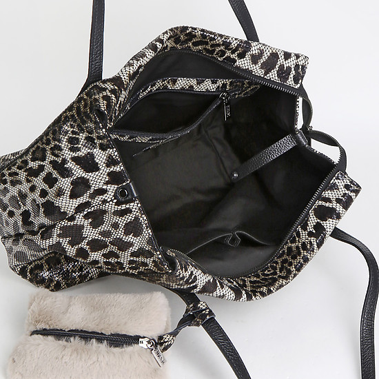 Классические сумки Рипани 8501 leopard python
