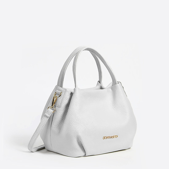 Белая сумка-мешок  Di Gregorio