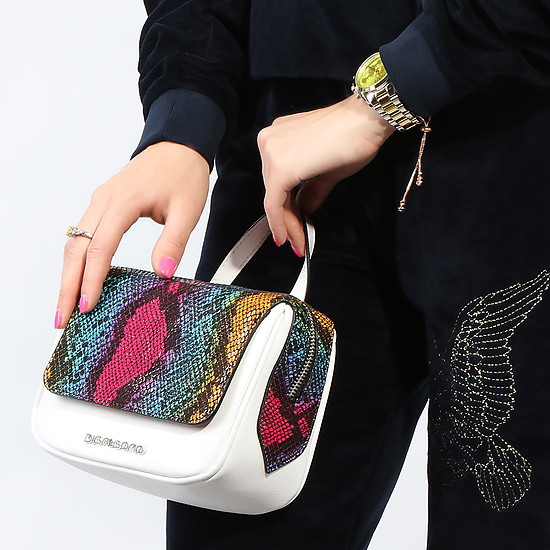 Маленькая сумочка на плечо с ярким дизайном  Di Gregorio