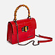 Классические сумки Di Gregorio 8678 red croc