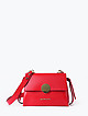 Небольшая сумочка-сэтчел из красной кожи с ремешком на плечо  Di Gregorio