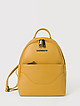 Желтый рюкзак из мягкой кожи  Di Gregorio