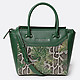 Классические сумки Лучия Ломбарди 877 tropical green