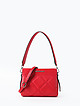 Небольшая красная сумочка кросс-боди из стеганой кожи  Di Gregorio