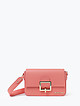 Розовая сумочка кросс-боди из натуральной кожи  Di Gregorio