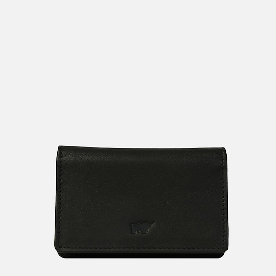 Черный кожаный футляр для кредитных карт  Braun Buffel