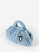 Небесно-голубая сумка из искусственного меха  Roberta Gandolfi