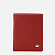 Красная кожаная обложка для паспорта с карманом для купюр  Braun Buffel