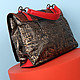 Классические сумки Richezza 91224-1 black brown gold