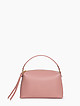 Розовая кожаная мини-сумочка  Alessandro Birutti